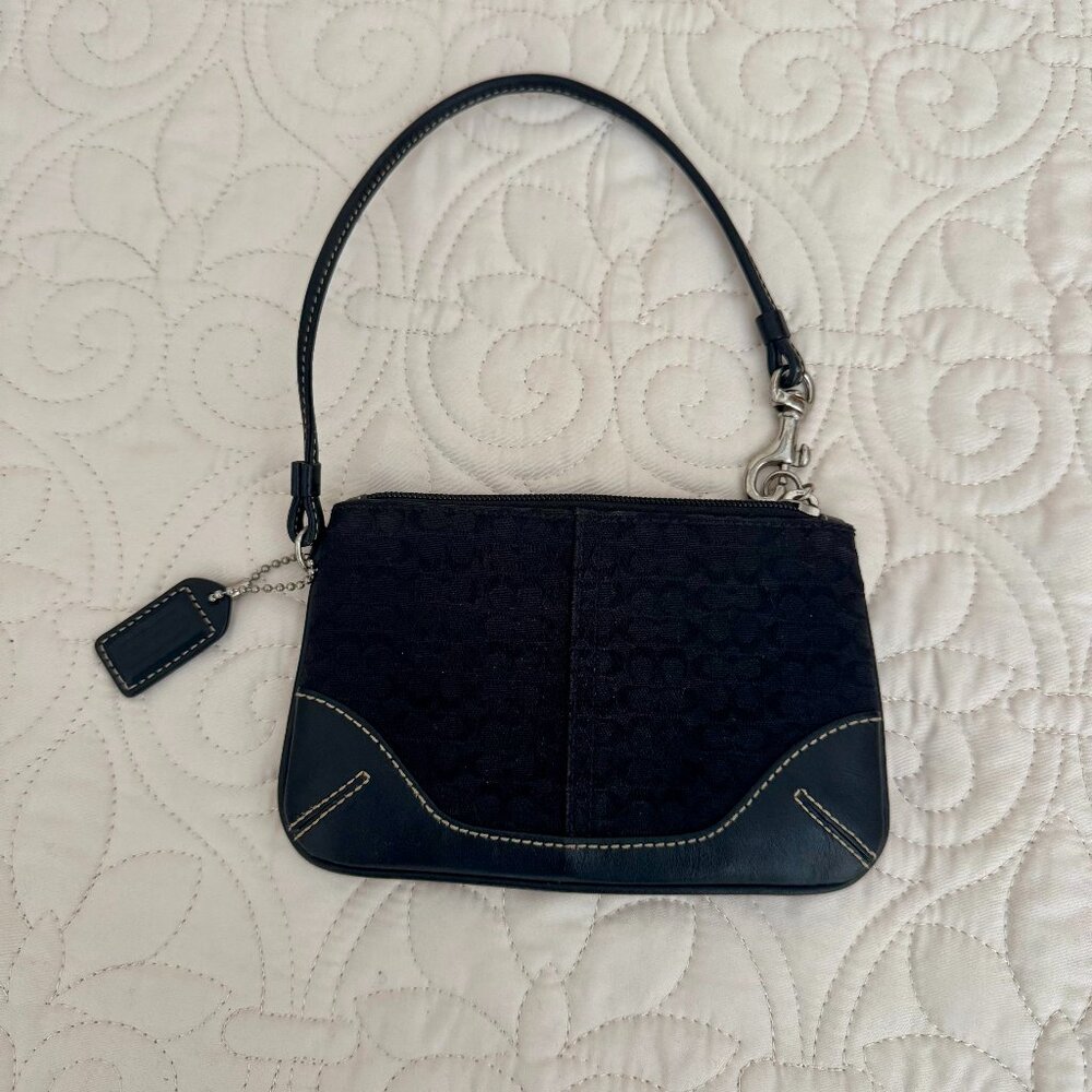COACH wristlet change purse